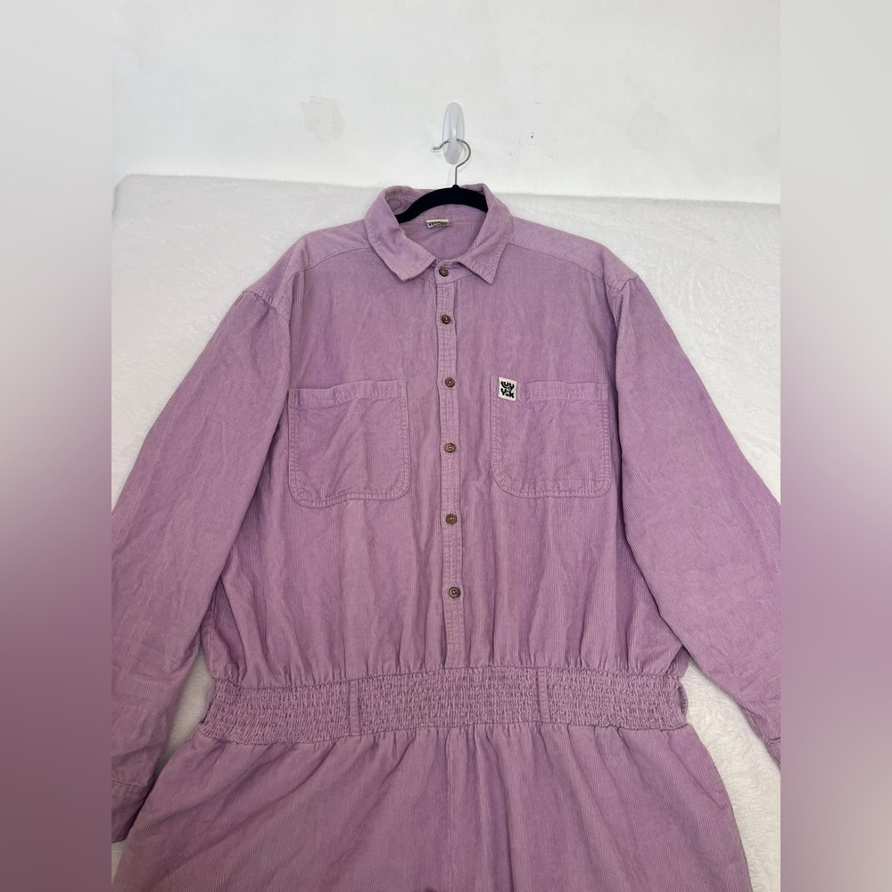 Lucy & Yak Lilac Button-Front Jumpsuit - Picture 6 of 16